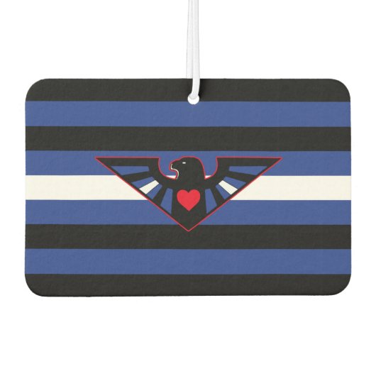 Leren Adelaar Pride Vlag Luchtverfrisser (Voorkant)