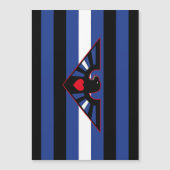 Leren Adelaar Pride Vlag Magnetische Uitnodiging (Voorkant)