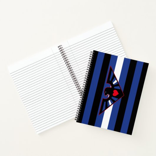 Leren Adelaar Pride Vlag Notitieboek (Binnen)