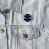 Leren Adelaar Pride Vlag Ronde Button 3,2 Cm (In situ)