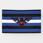 Leren Adelaar Pride Vlag Spandoek (Horizontaal)