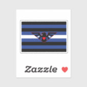 Leren Adelaar Pride Vlag Sticker (Vel)
