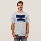 Leren Adelaar Pride Vlag T-shirt (Voorkant volledig)