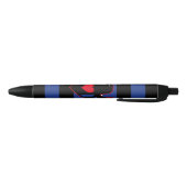 Leren Adelaar Pride Vlag Zwarte Inkt Pen (Bodem)