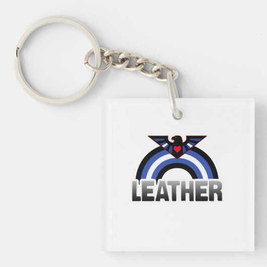 Leren Adelaar Trots Sleutelhanger (Voorkant)