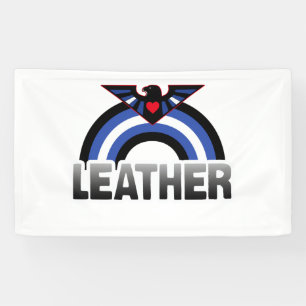 Leren Adelaar Trots Spandoek