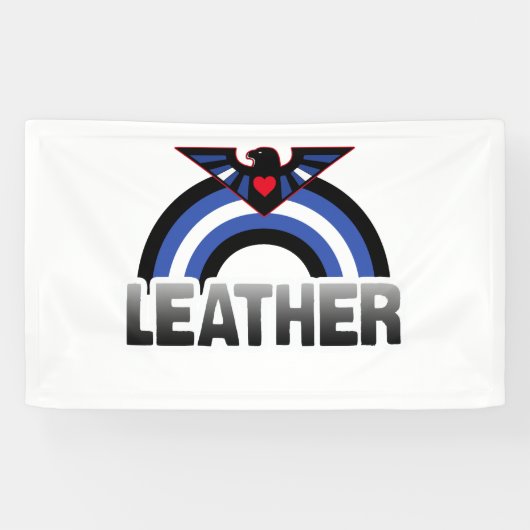 Leren Adelaar Trots Spandoek (Horizontaal)