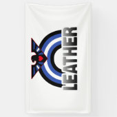 Leren Adelaar Trots Spandoek (Verticaal)