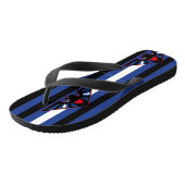 Leren Adelaar Trots Teenslippers (Schuin)