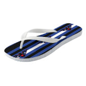 Leren Adelaar Trots Teenslippers (Schuin)