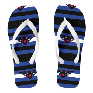 Leren Adelaar Trots Teenslippers