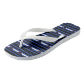 Leren Adelaar Trots Teenslippers (Schuin)