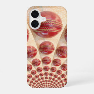 Leren Bal Ritmische Cricketballen: Ritmische Reeks iPhone 16 Hoesje