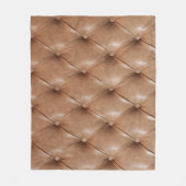 Leren bank: gestructureerde achtergrond fleece deken (Voorkant)