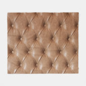 Leren bank: gestructureerde achtergrond fleece deken (Voorkant (Horizontaal))
