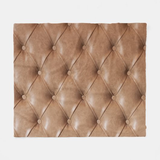 Leren bank: gestructureerde achtergrond fleece deken (Voorkant (Horizontaal))