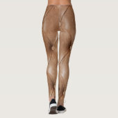 Leren bank: gestructureerde achtergrond leggings (Achterkant)