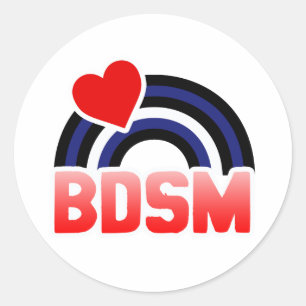 LEREN / BD REGENBOOGVLAG RONDE STICKER