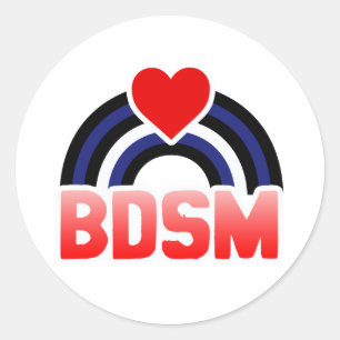 LEREN / BD REGENBOOGVLAG RONDE STICKER