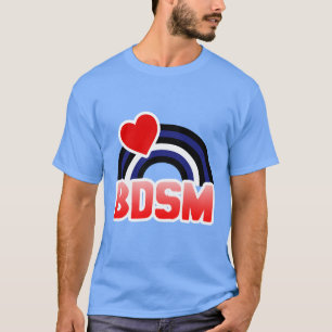 LEREN / BD REGENBOOGVLAG T-SHIRT