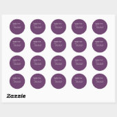 LEREN BEER DEFINITIE RONDE STICKER (Vel)