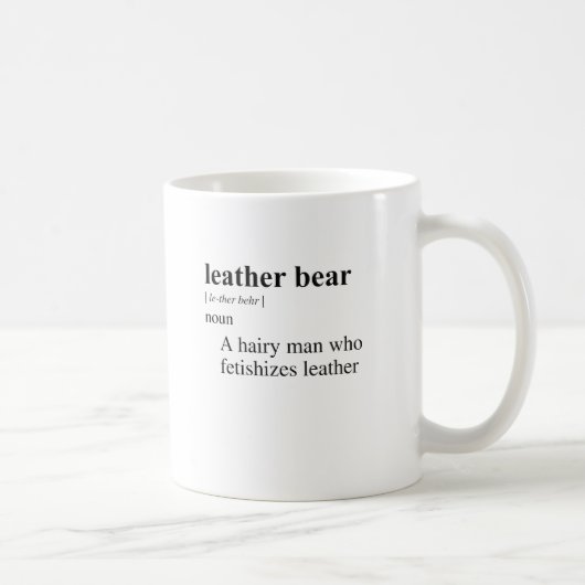 LEREN BEER KOFFIEMOK (Rechts)