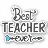 LEREN - Beste ooit Sticker (Voorkant)