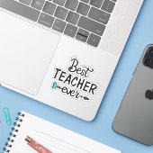 LEREN - Beste ooit Sticker (Laptop met iPhone)
