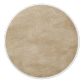 Leren Blauwe Tartan Stof Krokodil Huid Keramische Knop (Voorkant)