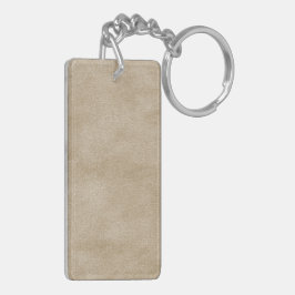 Leren Blauwe Tartan Stof Krokodil Huid Sleutelhanger