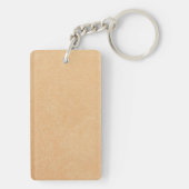 Leren Blauwe Tartan Stof Krokodil Huid Sleutelhanger (achterkant)