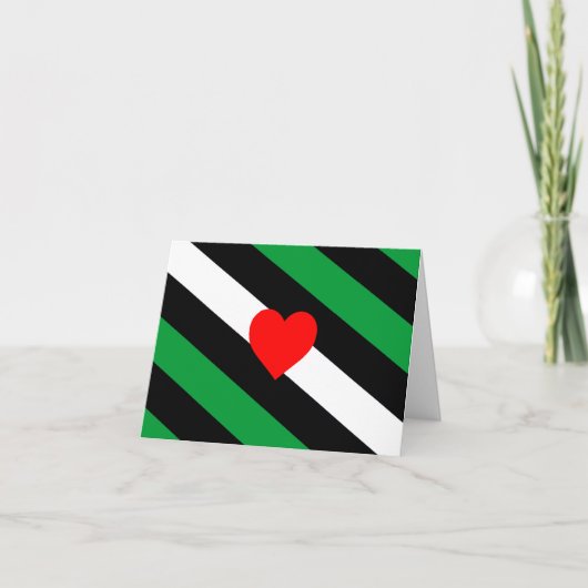 Leren Boi Pride Vlag Bedankkaart (Voorkant)