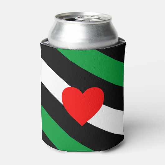 Leren Boi Pride Vlag Blikjeskoeler (Blikje Voorkant)