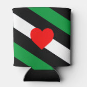 Leren Boi Pride Vlag Blikjeskoeler (Achterkant)