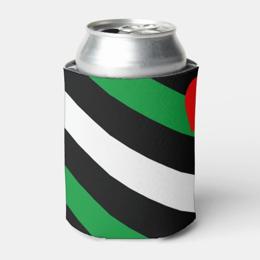 Leren Boi Pride Vlag Blikjeskoeler (Blikje Voorkant)