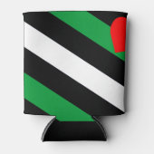 Leren Boi Pride Vlag Blikjeskoeler (Voorkant)