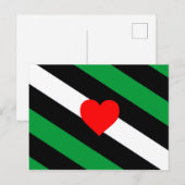 Leren Boi Pride Vlag Briefkaart (Voorkant / Achterkant)