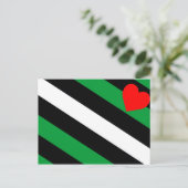 Leren Boi Pride Vlag Briefkaart (Staand voorkant)
