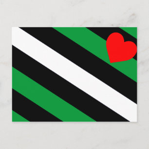 Leren Boi Pride Vlag Briefkaart