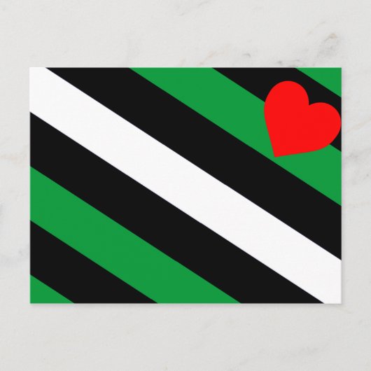 Leren Boi Pride Vlag Briefkaart (Voorkant)