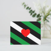 Leren Boi Pride Vlag Briefkaart (Staand voorkant)