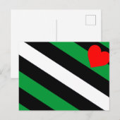 Leren Boi Pride Vlag Briefkaart (Voorkant / Achterkant)