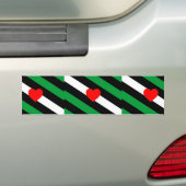 Leren Boi Pride Vlag Bumpersticker (Op auto)