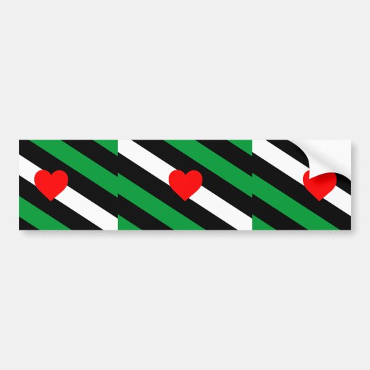 Leren Boi Pride Vlag Bumpersticker (Voorkant)
