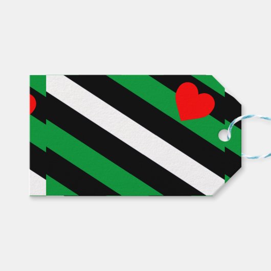 Leren Boi Pride Vlag Cadeaulabel (Voorkant (Horizontaal))