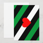 Leren Boi Pride Vlag Feestdagenkaart (Voorkant / Achterkant)