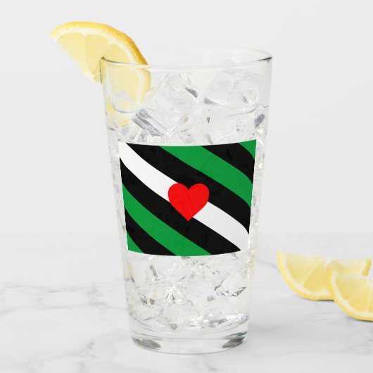 Leren Boi Pride Vlag Glas (Voorkant ijs)