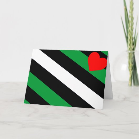 Leren Boi Pride Vlag Kaart (Voorkant)