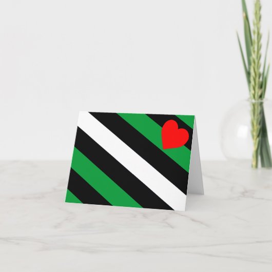Leren Boi Pride Vlag Kaart (Voorkant)