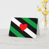 Leren Boi Pride Vlag Kaart (Gele Bloem)